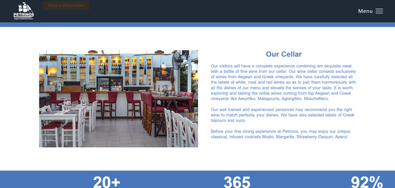 PETRINOS - Aegean Traditional Cuisine