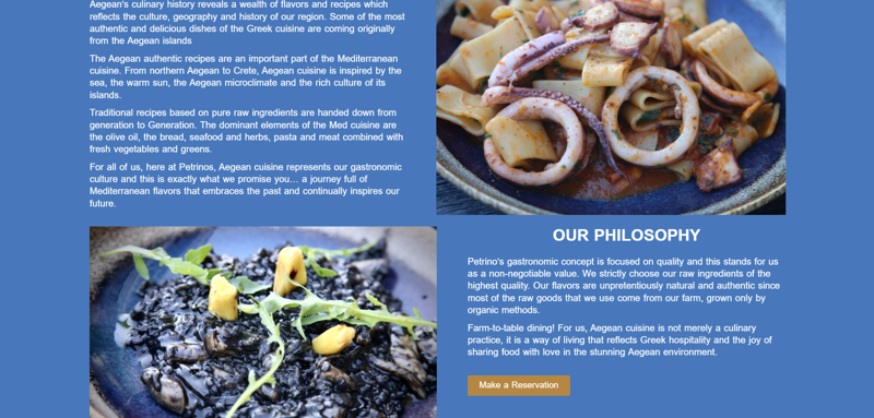 PETRINOS - Aegean Traditional Cuisine